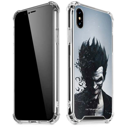 DC Comics Arkham Origins Joker Arkham iPhone XS Max Clear Case